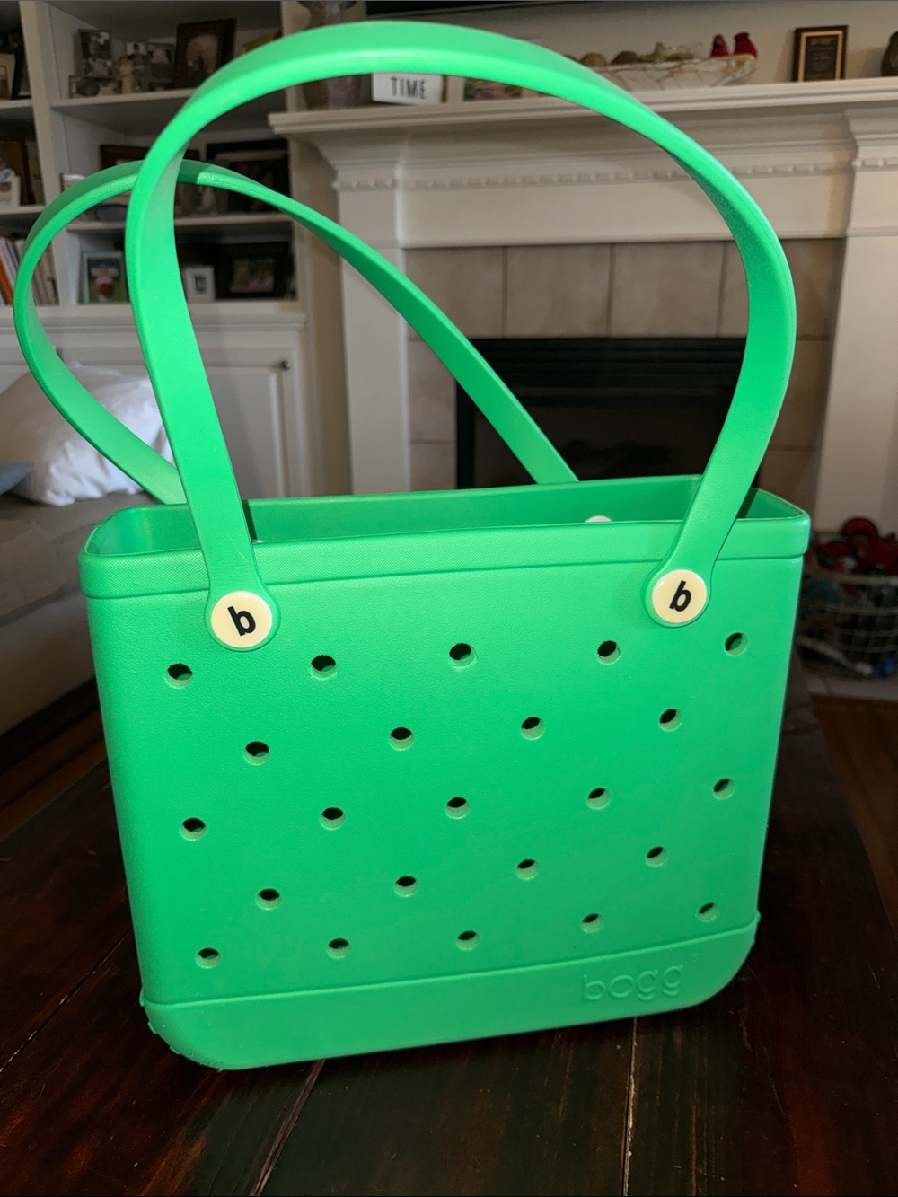 BOGG BAG Bright Green Perforated Tote - Picture 3 of 7